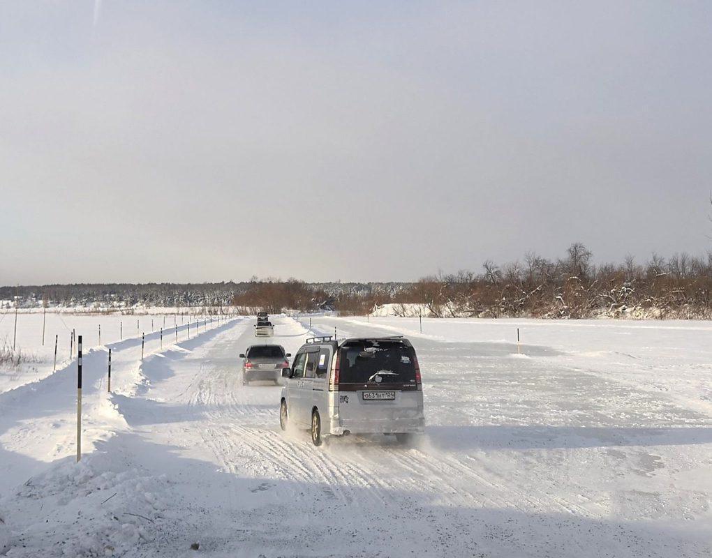 Ледовая переправа открыта.